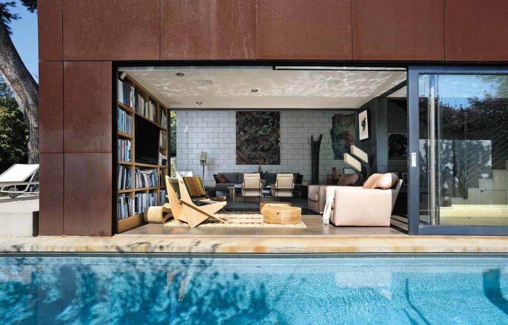 Lucrare cu Valpaint Klondike Corten-Vopsea decorativă pentru exterior