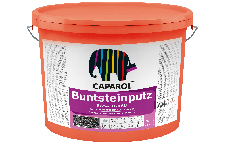 Lucrare cu Caparol Buntsteinputz