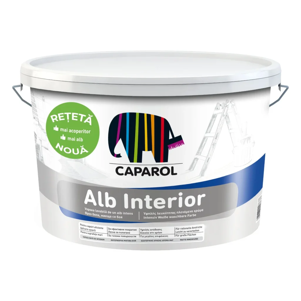 Lucrare cu Caparol Alb Interior