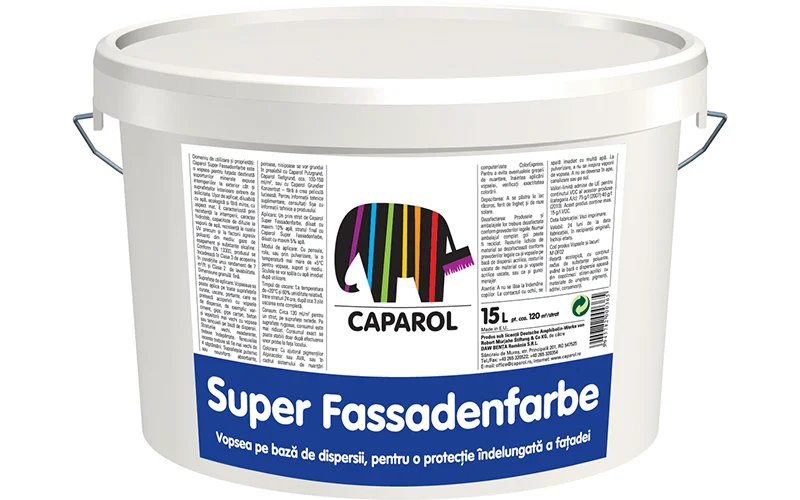 Lucrare cu Caparol Super Fassadenfarbe
